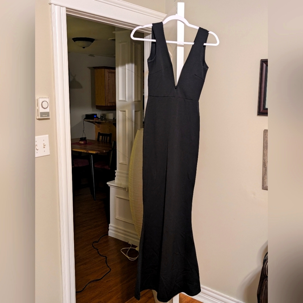 Black formal dress